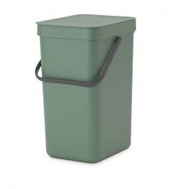 Coș de gunoi pentru colectare separată Brabantia Sort&Go 12L, Verde Brad 1003234
