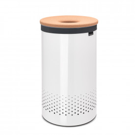 Cos de rufe Brabantia 60L, Alb, capac pluta 90300241
