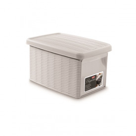 Cutie universala cu deschidere Stefanplast Elegance M, 15L, alba 646617