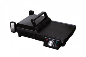 Grill electric pentru masa Black Silver Collection BerlingerHaus BH 9137