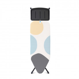 Masa de calcat Brabantia C 124x45cm cu suport pentru generator de abur, PerfectFlow Spring Bubbles 1003379