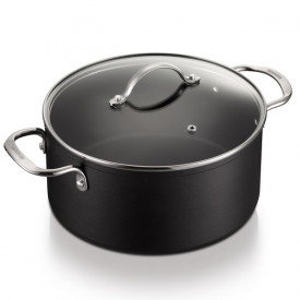 Oala Brabantia cromat 24 cm, cu capac, 4,4 l 1001136