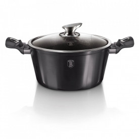 Oala cu capac Metallic Line Carbon Pro Edition BerlingerHaus BH 6893