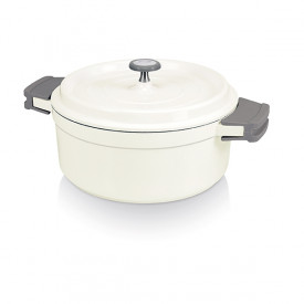 Oală din fonta Beka Cook On 28 cm, fildeș 651091