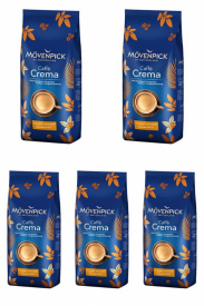 Pachet 5 x Cafea Boabe Movenpick Caffe Crema 1kg