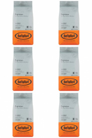 Pachet 6 x Cafea boabe Bristot Espresso 1kg