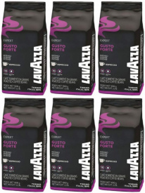 Pachet 6 x Cafea boabe Lavazza Expert Gusto Forte 1kg