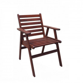 Scaun Muhler cu cotiere, lemn Meranti, 59x63x86cm 1001759