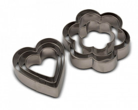 Set 6 forme cutter pentru biscuiti din otel inoxidabil Misty NAVA NV 186 025