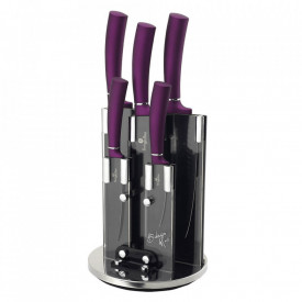 Set cutite otel inoxidabil (6 piese) Metallic Line Royal Purple Edition Berlinger Haus BH 2529
