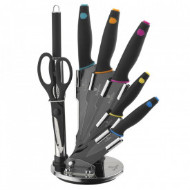 Set cutite otel inoxidabil (8 piese) Granit Diamond Line Berlinger Haus BH 2258