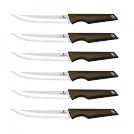 Set cutite pentru friptura (6 piese) Metallic Line Shiny Black Edition BerlingerHaus BH 2784