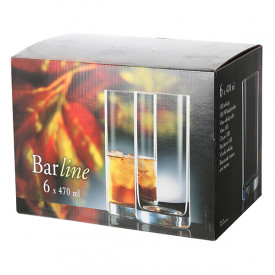Set Pahare Bohemia Royal Barline, 6 buc., 470 ml 107957