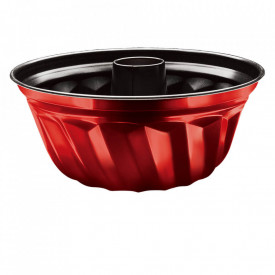 Tava pentru cuptor cu invelis din titan bundt 25x10.5 cm Burgundy Metallic Line Berlinger Haus BH 1543