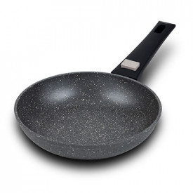 Tigaie 20 cm din aluminiu cu maner detasabil si invelis stone antiaderent Gaia NAVA NV 230 001