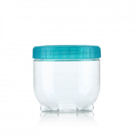 Borcan Lock & Lock Interlock INL401B, 620 ml, verde petrol 107307