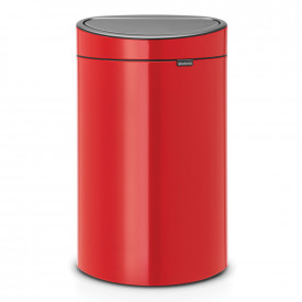 Coș de gunoi Brabantia Touch Bin New 40L, Roșu Pasiune 649730