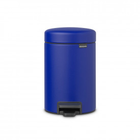 Coș de gunoi cu pedală Brabantia NewIcon 3L, Mineral Powerful Blue 1005526
