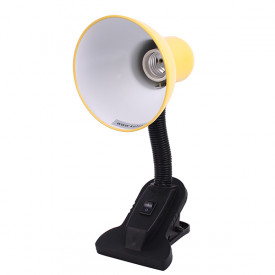Lampa de masa cu clip Kara, E27, Galben 1000018