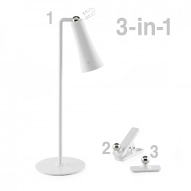 Lampă LED magnetică Flexy, 3v1, 3W, 4000K, Alb 1007083