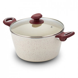 Oala aluminiu 26 cm cu invelis ceramic antiaderent Terrestrial NAVA NV 044 011