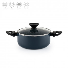 Oală cu capac Muhler Nia MR-2244 22x9,5cm, 3,1L 1006248