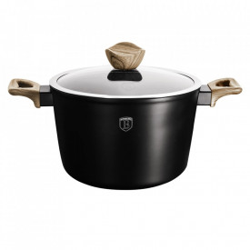 Oala cu capac pentru paste si orez 24 cm Ebony Maple Collection Berlinger Haus BH 1709