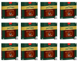 Pachet 12 x CAPSULE CAFEA JACOBS ESPRESSO INTENSO -ALUMINIUM (20 CAPSULE) 104G