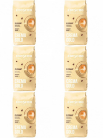 Pachet 6 x Cafea boabe Eduscho Caffe Crema Gold, 1 kg