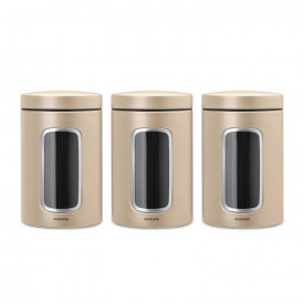 Set Borcane Brabantia Window 1.4L Metallic Gold 3 buc 1003245