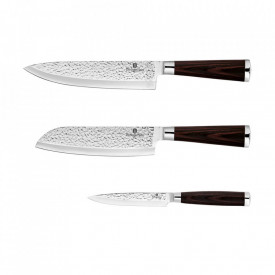 Set cutite (3 piese) Shine Basalt Collection BerlingerHaus BH 2483