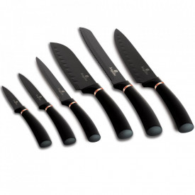 Set cutite otel inoxidabil (6 piese) Black Rose Collection Berlinger Haus BH 2414