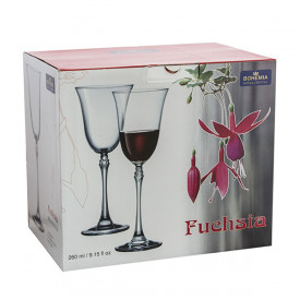 Set pahare Bohemia Royal Fuschia, 6 buc., 260 ml 109680