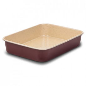 Tava pentru copt dreptunghiulara 34x26 cm cu invelis antiaderent Terrestrial NAVA NV 103 040