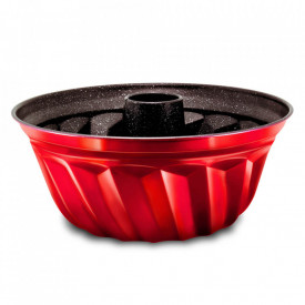 Tava pentru cuptor marmorata bundt 22x10 cm Burgundy Metallic Line Berlinger Haus BH 1816