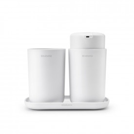 Accesorii baie Brabantia, 3 piese, Alb 1003492