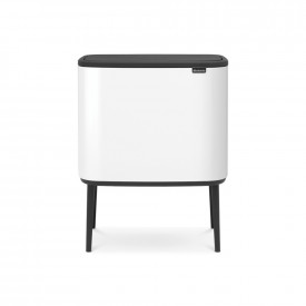 Coș de gunoi Brabantia Bo Touch 36L, Alb 651102