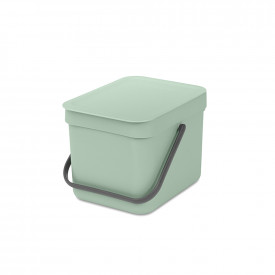 Coș de gunoi Brabantia Sort&Go 6L pentru colectare separată, Jade Green 1005515