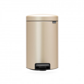 Coș de gunoi cu pedală Brabantia NewIcon 12L, auriu metalic 1003201