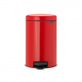 Coș de gunoi cu pedală Brabantia NewIcon 12L, Roșu Pasiune 649021