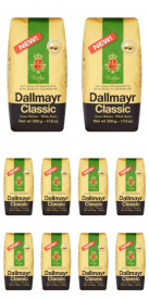 Pachet 10 x Cafea boabe Dallmayr classic 500g