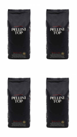 Pachet 4 x Cafea boabe Pellini Top Arabica 100% 1 Kg