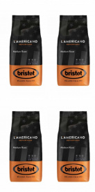 Pachet 6 x CAFEA BOABE BRISTOT L AMERICANO MEDIUM ROAST BEANS 1KG