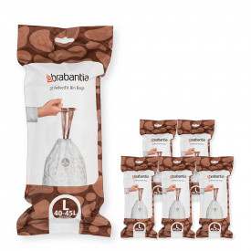 Sac de gunoi Brabantia PerfectFit FlatBack+/Touch mărime L, 40-45L, 120 buc, cutie 1005576