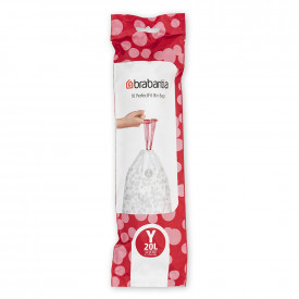 Sac de gunoi Brabantia PerfectFit NewIcon, marimea Y, 20L, 10 bucati, rola 1005584