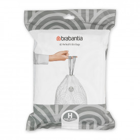 Sac de gunoi Brabantia PerfectFit Touch/Push/Big Bin dimensiune H, 50-60L, 30 buc, pachet 1005488