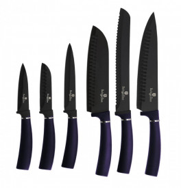 Set cutite (6 piese) Metallic Line Shiny Black Edition BerlingerHaus BH 2649