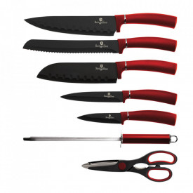 Set cutite (8 piese) Burgundy Metallic Line BerlingerHaus BH 2562