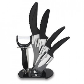 Set cutite ceramice (6 piese) cu suport acrilic Misty NAVA NV 054 100