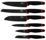 Set cutite otel inoxidabil (6 piese) Black Stone Touch Line Berlinger Haus BH 2114